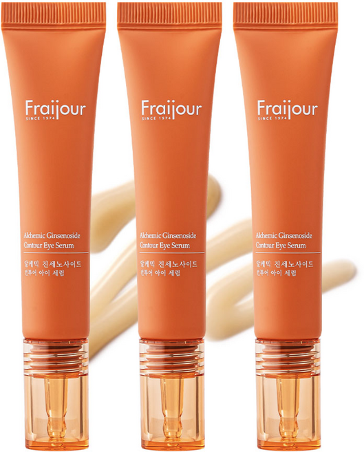 프레쥬 알케믹 진세노사이드 컨투어 아이 세럼, 3개, 25ml