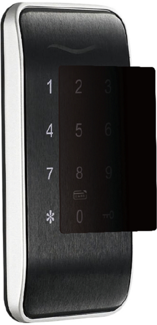 워키 도어락 사생활보호 강화유리 상하좌우 보안 필름 2매입, 1세트, 디지털도어락 상하좌우 보안 강화유리 필름