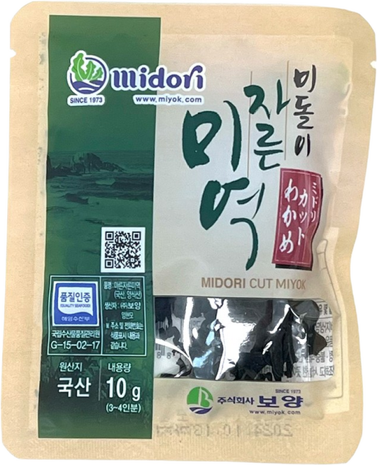 고흥미역 자른미역 판촉 답례품, 1개, 10g