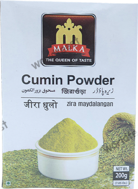 Cumin Powder (순수 100% 다른 재료를 섞지 않은) 쯔란 분말 규민 파우더 쿠민 가루 (인도산 India ), 200g, 1개