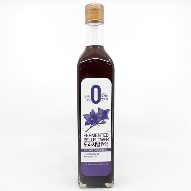 청운당농산 지리산 도라지즙 발효액 500ml 도라지청 진액, 1개