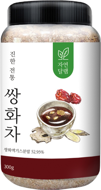 자연달램 진한 전통 쌍화차 분말, 300g, 3개