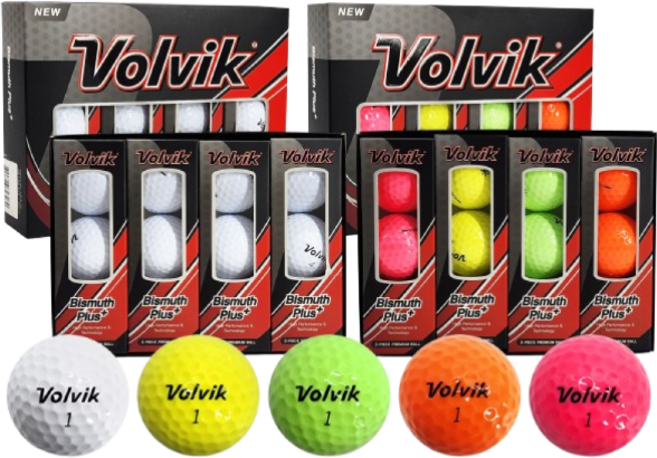볼빅 3피스 골프공 12구, 컬러, 1개, 12개입