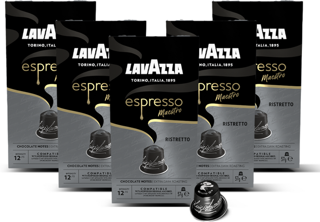 라바짜 에스프레소 리스트레토 10P 네스프레소 호환캡슐 커피, 5.7g, 10개입, 5개