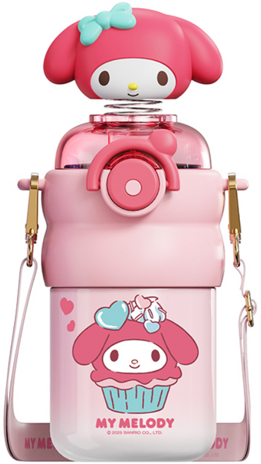 크로스 보더 산리오 텀블러 550밀리리터, 1개, 550ml, 550ml 마이멜로디