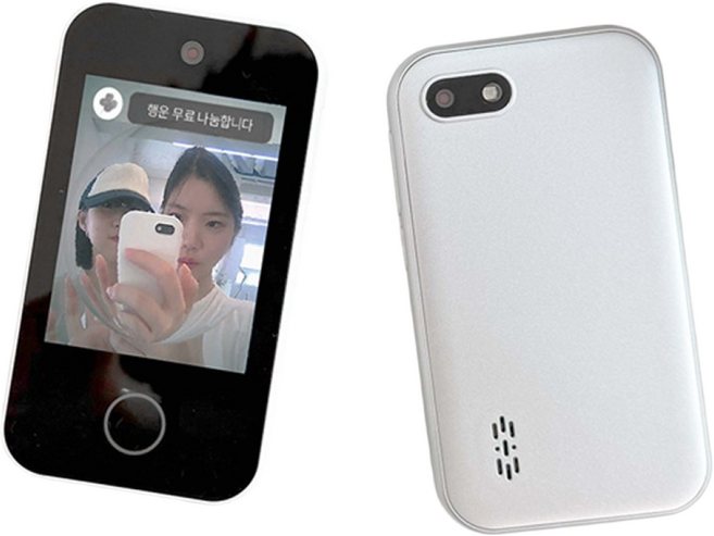 휴그 터치캠 미니 카메라 SD카드 세트 레트로 올드폰 디카 감성 세컨폰, 터치캠 미니(실버)