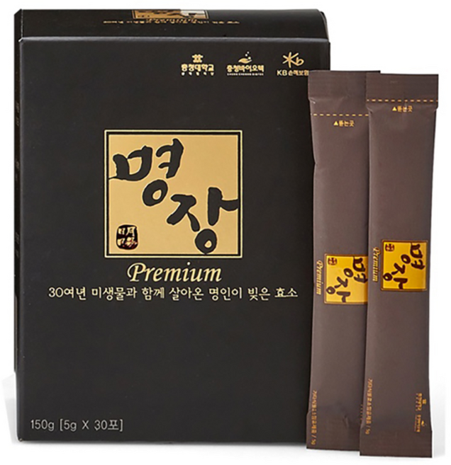 중앙미생물연구소 명장 프리미엄 발효 효소 유산균 5g 30포 천연발효 진짜효소 위장건강 배탈 설사, 3박스, 분말