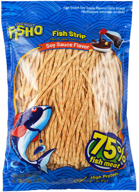 피쇼 간장맛 어포스낵 대용량 지퍼백, 1개, 600g