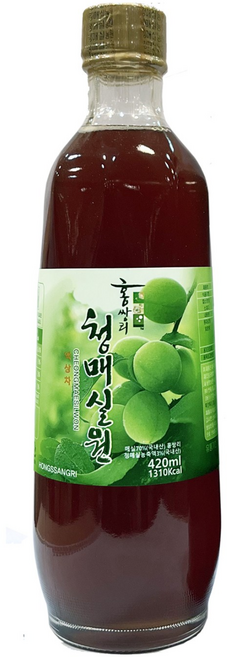 홍쌍리 매실 청매실원 매실발효액 매실엑기스 매실청, 1개, 420ml, 1개