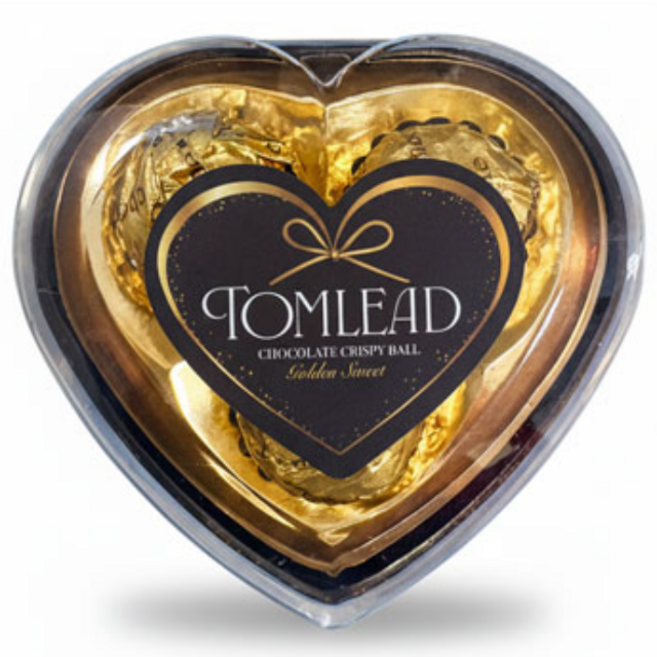 톰리드 초콜렛 크리스피볼 3T 하트, 6개, 30g