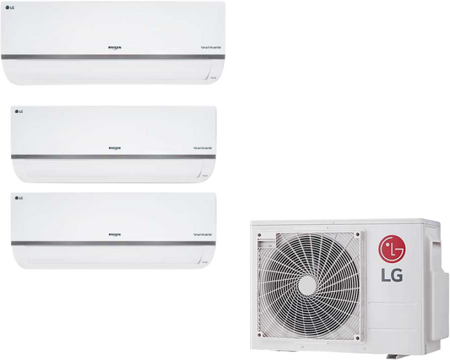 LG휘센 1등급 올인원 벽걸이에어컨 3IN1 조합형 6평/8평/10평/13평 다배관 시스템에어컨 ND, 매립배관형, 3IN1(6평+8평+10평)