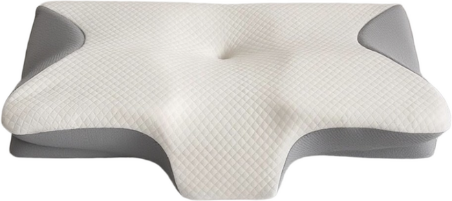 더자카 고밀도 메모리폼 경추 베개, 1개, 그레이