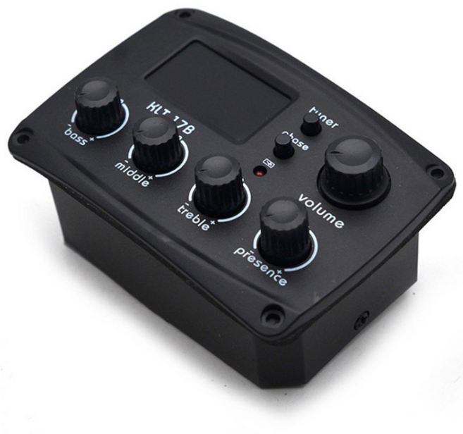 통기타 온보드 픽업 튜너 내장 EQ 4밴드, 1개