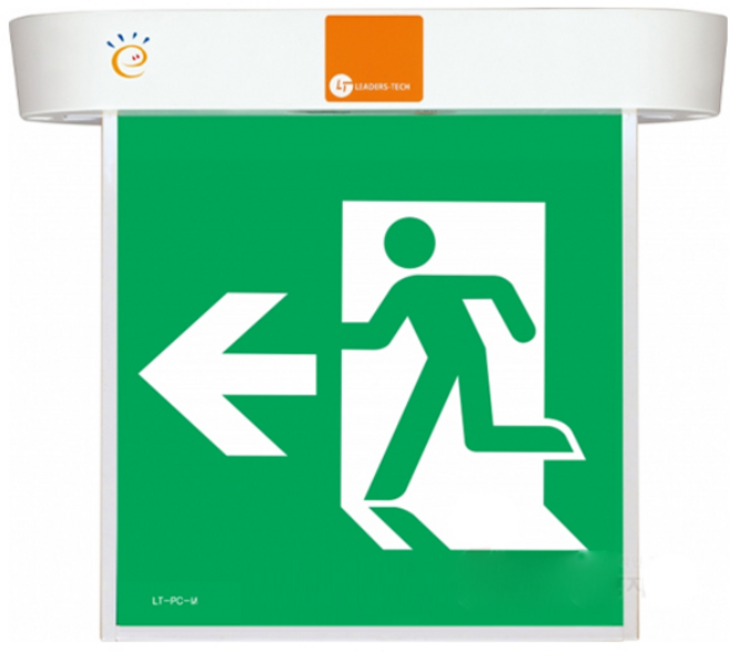 한국소방자재 피난구유도등 중형 천정형 리더스테크, 1개