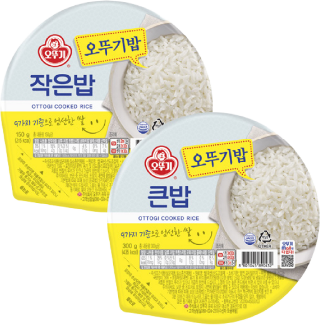 오뚜기 작은밥 12개+큰밥 12개, 5.4kg, 1개