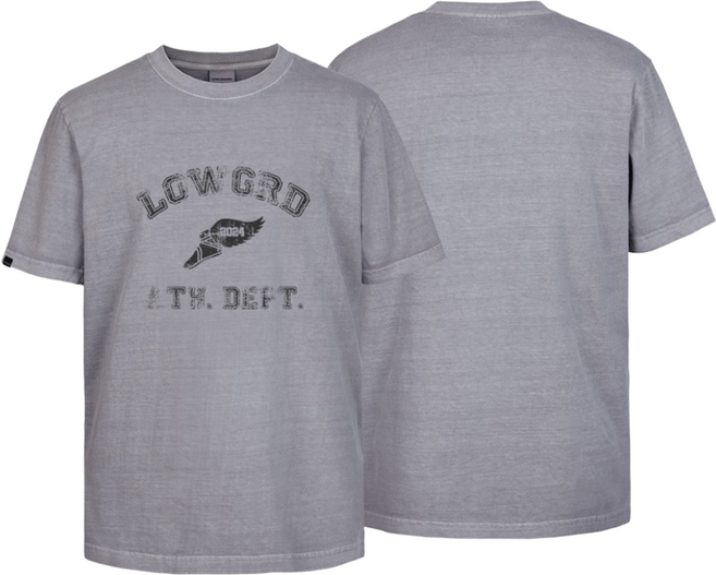 로우그라운드 피그먼트 아카이브날개 남자 반팔티셔츠 세미 오버핏 M~4XL 빅사이즈