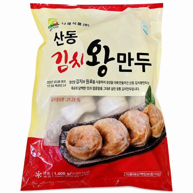 산동 김치왕만두1.4kg 만두, 1.4kg, 2개