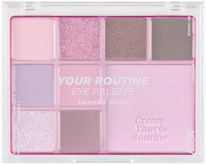 머지 유어 루틴 아이 팔레트 12.3g, LAVENDER BREEZE, 1개