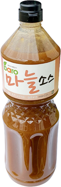 새마원 바로 마늘소스 갈릭소스 마늘 훈제오리고기 족발 치킨 보쌈 딥소스, 1개, 2.2kg