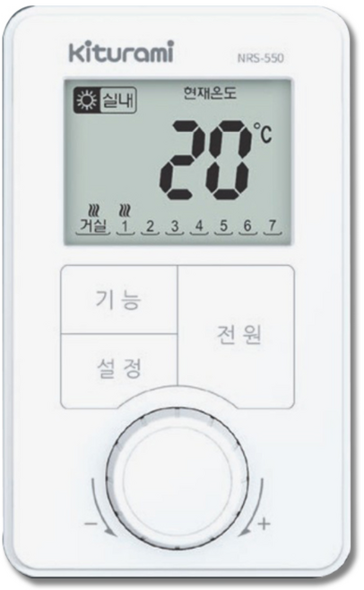 귀뚜라미 보일러 일반형 각방제어시스템 각방온도조절기 각방제어시스템 보일러각방시스템 개별온도조절기 보일러온도조절, 각실 조절기(NRS-520L) 방갯수만큼선택