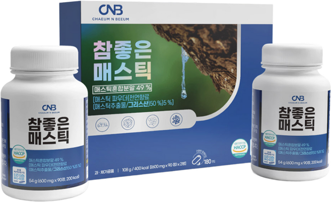 채움앤비움 참좋은 매스틱 정, 1개, 180정