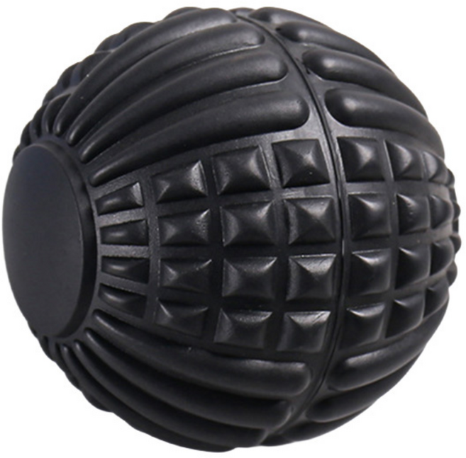 필라테스 싱글 듀얼 근막이완 마사지볼, 1개, 블랙 싱글