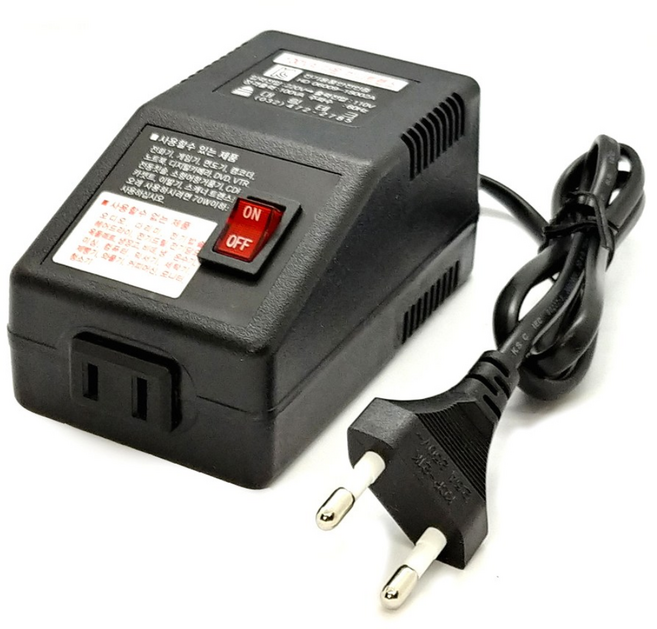 변압기 100W 다운트랜스 220V-110V 강압기 여행용 해외 100 120V 제품을 국내 220V 지역에서 사용 가정용트랜스 DL-100D, 1개