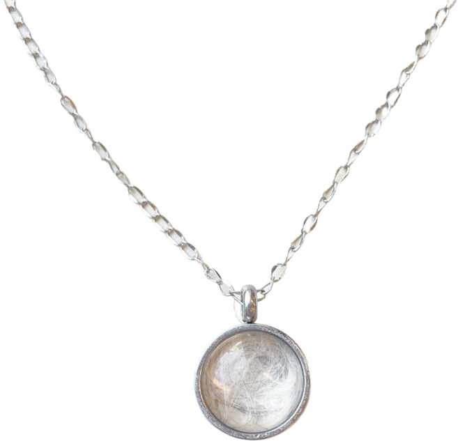 커버풀 강아지 고양이 털 목걸이 반려동물 수염 반려견 유치 추억 보관 메모리얼 보관함, 강아지목걸이, 1개