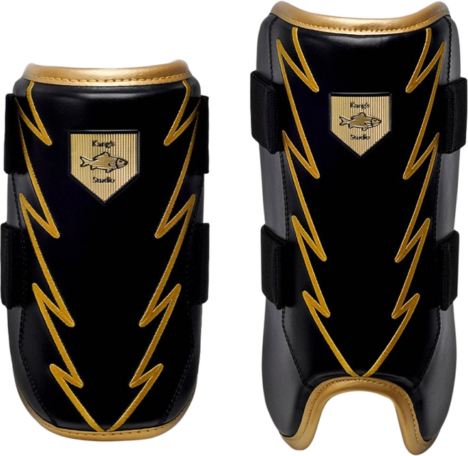 캉스스튜디오 잭팟 암가드 풋가드 세트 Black&Gold / KJG-SET03, 1개, 블랙/골드