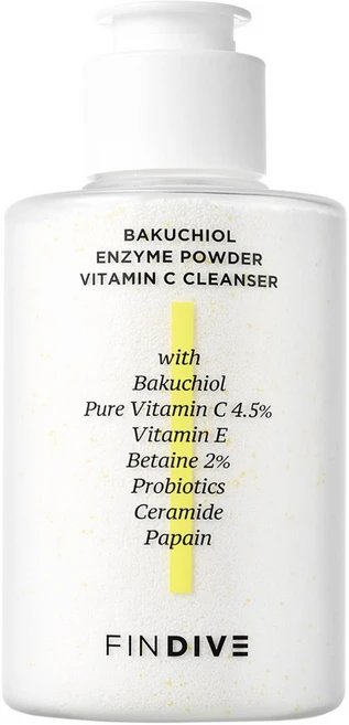 바쿠치올 엔자임 파우더 비타민C 클렌저, 1개, 40g - 쿠팡
