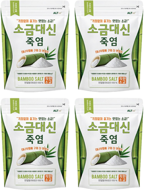 알티스트 소금대신 죽염, 150g, 4개