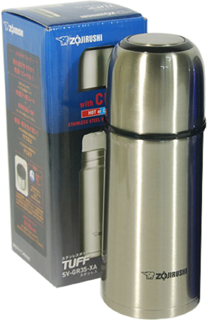 코끼리 조지루시보온병 보냉병 SV-GR35 GR50 보온물통, 실버, 1개, 350ml