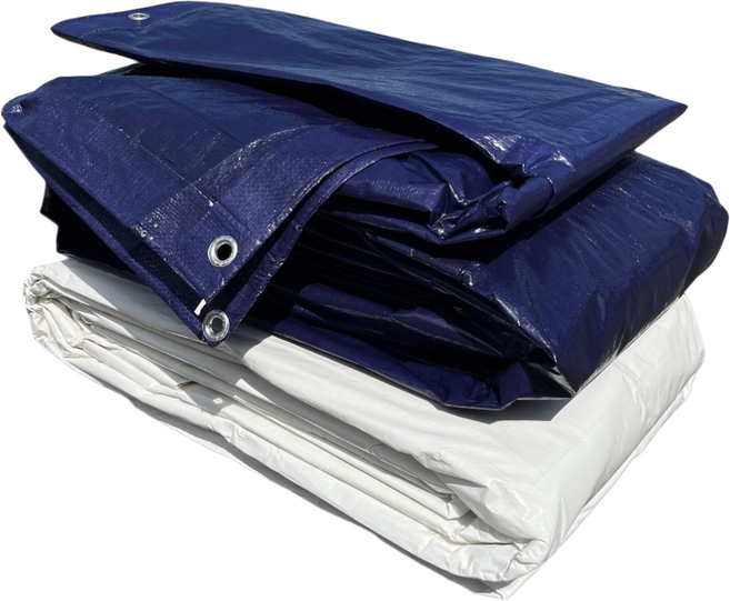 고양물산 다용도 방수포 보양지 두꺼운 고급지 천막 (8가지 사이즈 / 2가지 색상) 250g-280g, 청색