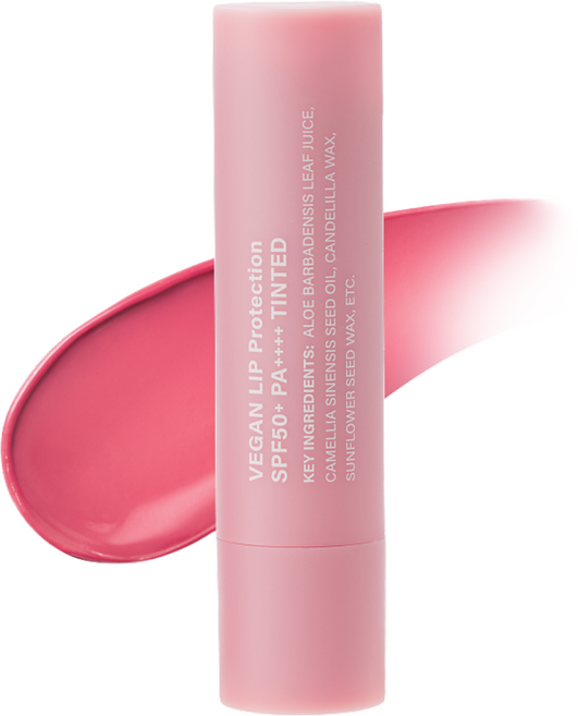 [new] 포레덤 비건 립 프로텍션 SPF50+ PA++++ 틴티드, 1개, 3.5g, 핑크
