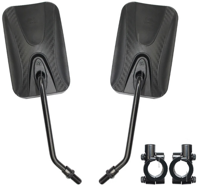 킹콩 자전거 킥보드 스쿠터 오토바이 10mm 멀티 핸들바 백미러, 1세트