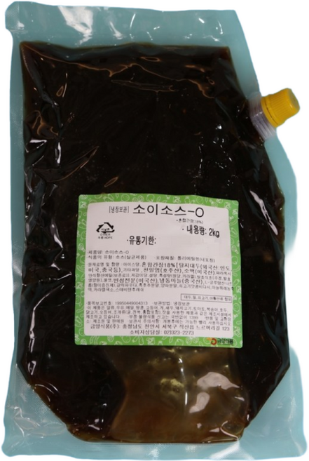 금양식품 소이소스 O 2KGx6봉지 BOX, 2kg