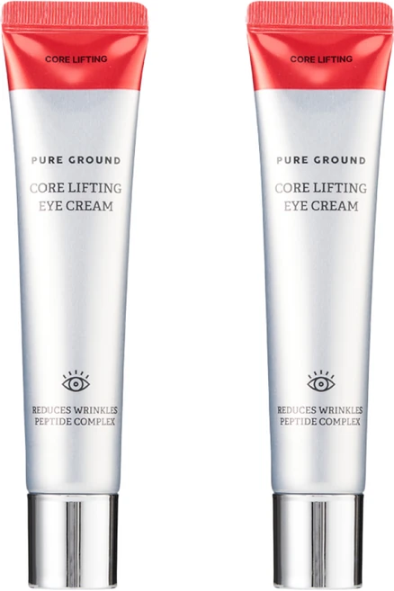 퓨어그라운드 미백 주름 보습 코어리프팅 아이크림, 2개, 40ml - 쿠팡