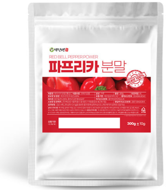 백장생 국산 빨강 파프리카 100% 가루 분말, 300g, 1개