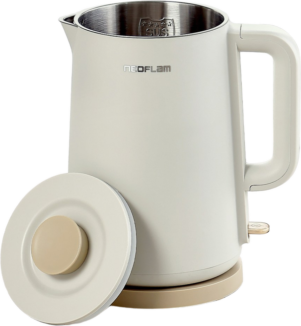 네오플램 커피포트 무선주전자 전기포트 1.7L, 피카 커피포트 1.7리터