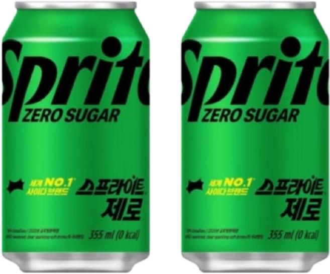 기타 스프라이트 제로 355ml 24캔 업소용, 24개