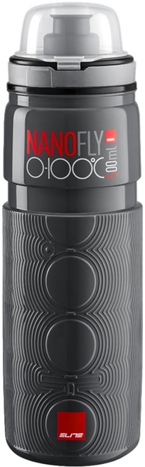 엘리트 나노플라이 보온 보냉 자전거물통 물병 500ml, 다크그레이, 다크그레이, 1개