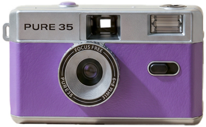 코닥필름 2롤 포함 다회용 PURE35 Purple 퍼플 필름카메라 세트 코닥 F9 동일스펙 입문용, 1개, 단품