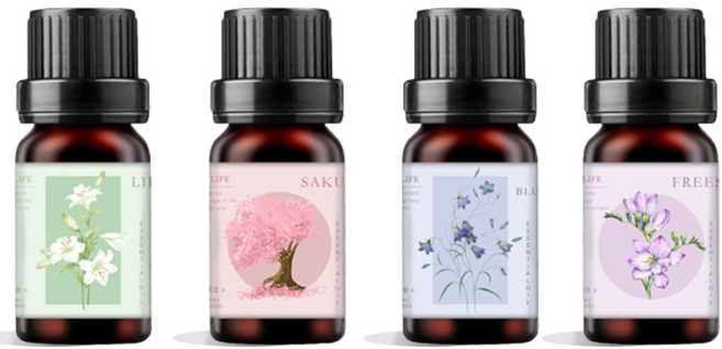 1+1 천연 오일 방향제 차량용 실내 아로마오일 에센셜 오일 방향제 리필, 2개, 10ml, 프리지아오일