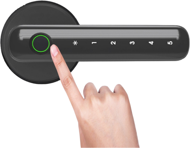 에버넷 방문손잡이 목문도어락 고객직접설치 번호 카드 지문 EP-70 나무문 설치, EP-70F (지문인식+번호)