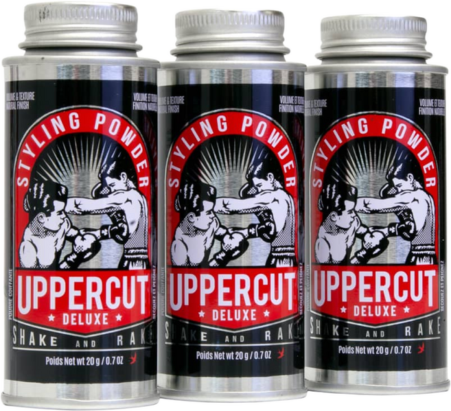 어퍼컷디럭스 스타일링파우더 분말포마드 가루왁스 매트&내츄럴 홀드 볼륨강화 Styling Powder, 3개, 20g
