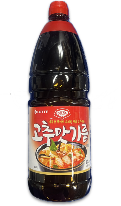 롯데푸드 고추맛기름, 1개, 1.8L