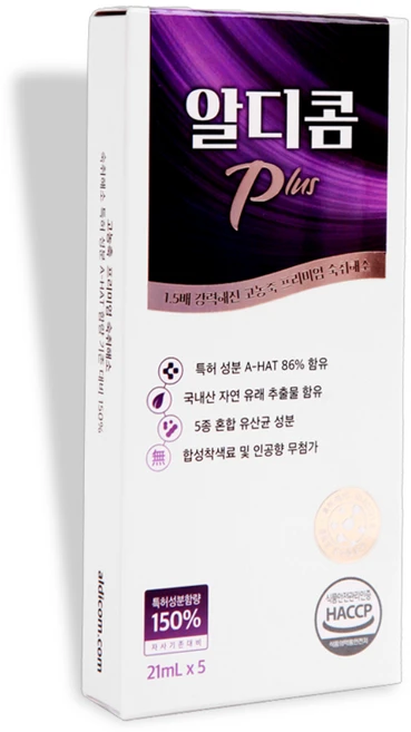 알디콤 플러스, 21ml, 5개 - 쿠팡