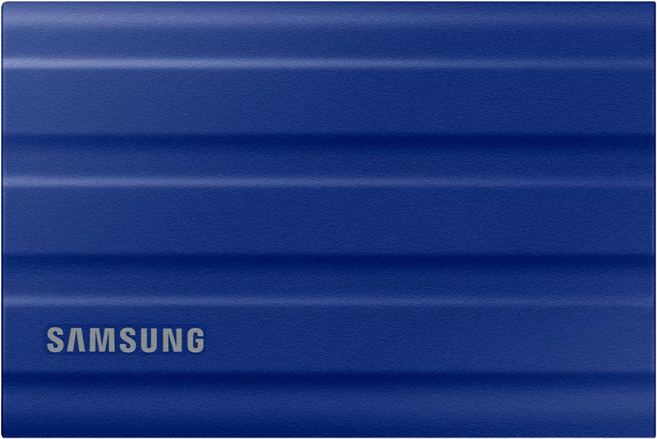 삼성전자 삼성 공식인증 포터블 외장SSD T7 실드 데이터 복구 서비스 Z2, 2TB, 블루