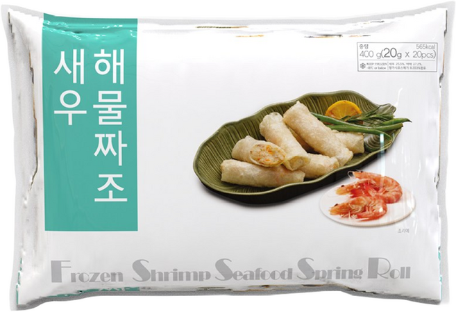 펀쿡 새우 해물짜조 스프링롤, 2개, 400g