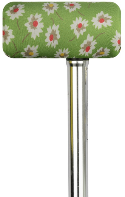 YAMANMMAN 목발용 지팡이 패드 손잡이 커버 쿠션 T-핸들 휠체어용 보행용 엑세서리 미끄럼방지, 1개